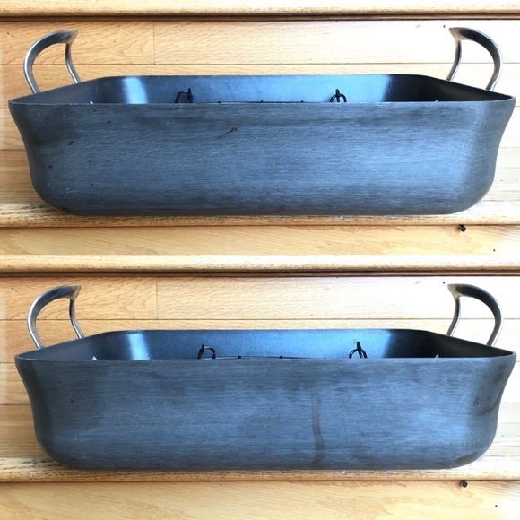 Calphalon Kitchen 16x13 Calphalon Roaster 185 Roasting Pan With Rack Lifter Non Stick Baking